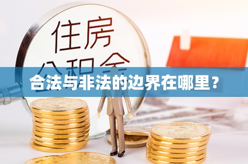 龙州合法与非法的边界在哪里？