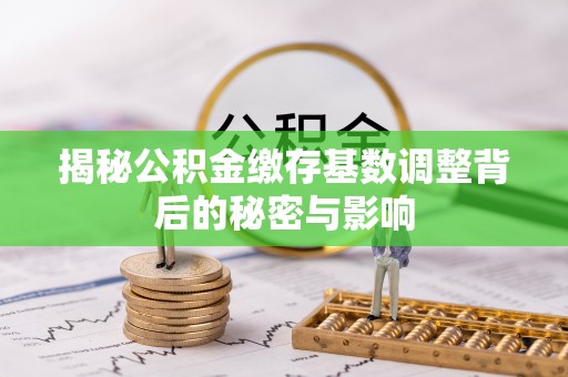 龙州揭秘公积金缴存基数调整背后的秘密与影响