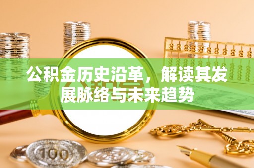 龙州公积金历史沿革，解读其发展脉络与未来趋势