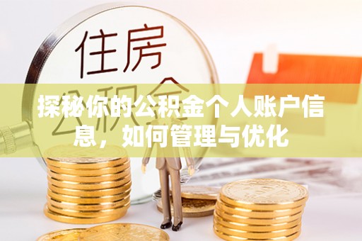 龙州探秘你的公积金个人账户信息，如何管理与优化