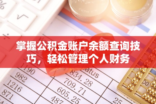 龙州掌握公积金账户余额查询技巧，轻松管理个人财务
