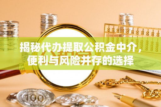 龙州揭秘代办提取公积金中介，便利与风险并存的选择
