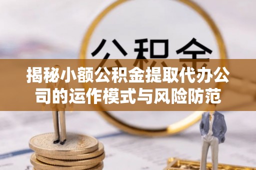 龙州揭秘小额公积金提取代办公司的运作模式与风险防范