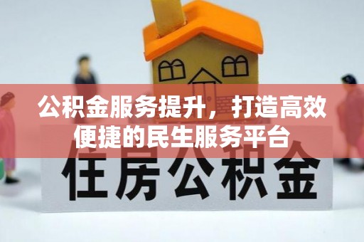 龙州公积金服务提升，打造高效便捷的民生服务平台