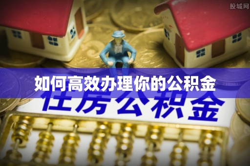 龙州如何高效办理你的公积金