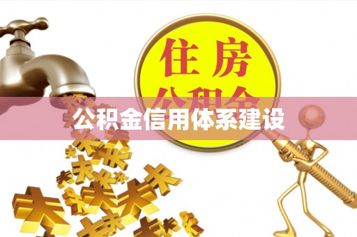 龙州公积金信用体系建设