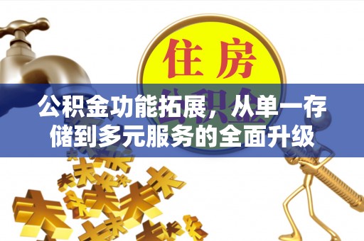 龙州公积金功能拓展，从单一存储到多元服务的全面升级
