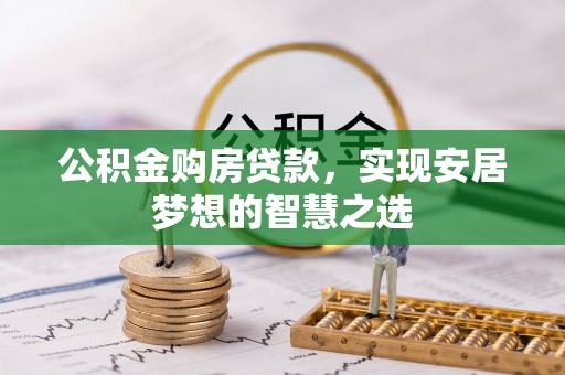 龙州公积金购房贷款，实现安居梦想的智慧之选