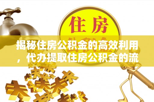 龙州揭秘住房公积金的高效利用，代办提取住房公积金的流程与技巧