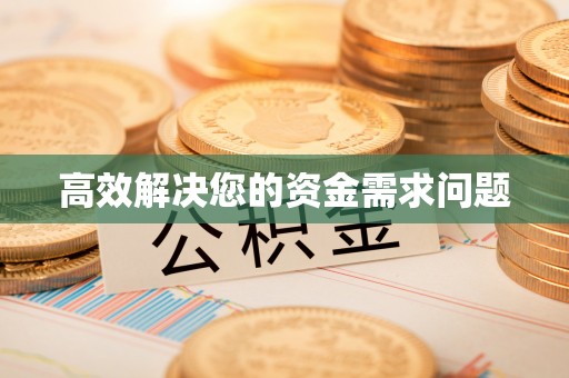 龙州高效解决您的资金需求问题