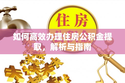 龙州如何高效办理住房公积金提取，解析与指南