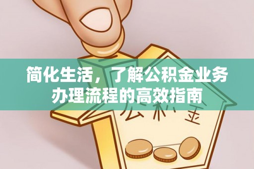 龙州简化生活，了解公积金业务办理流程的高效指南