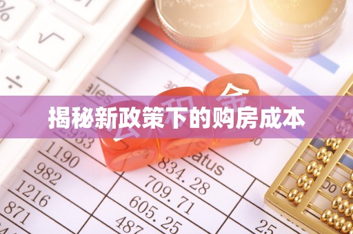 龙州揭秘新政策下的购房成本