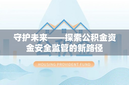 龙州守护未来——探索公积金资金安全监管的新路径