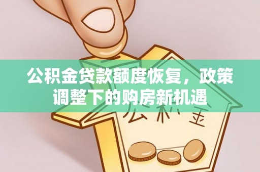 龙州公积金贷款额度恢复，政策调整下的购房新机遇