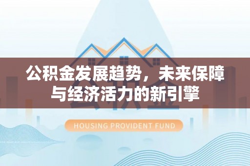 龙州公积金发展趋势，未来保障与经济活力的新引擎