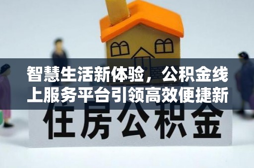 龙州智慧生活新体验，公积金线上服务平台引领高效便捷新时代