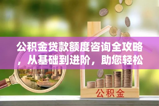 龙州公积金贷款额度咨询全攻略，从基础到进阶，助您轻松掌握关键要点