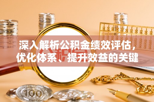 龙州深入解析公积金绩效评估，优化体系、提升效益的关键路径
