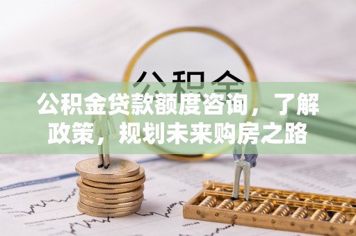 龙州公积金贷款额度咨询，了解政策，规划未来购房之路