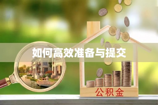 龙州如何高效准备与提交