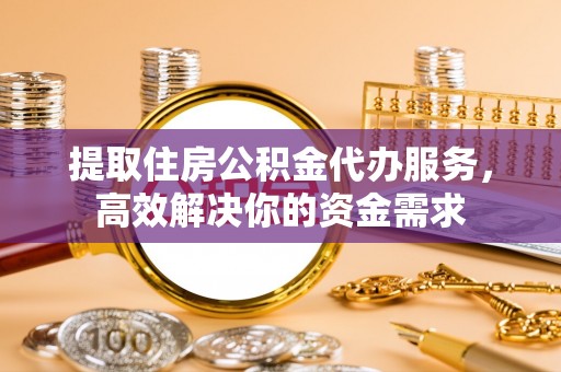 龙州提取住房公积金代办服务，高效解决你的资金需求