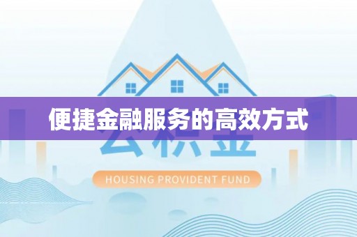 龙州便捷金融服务的高效方式