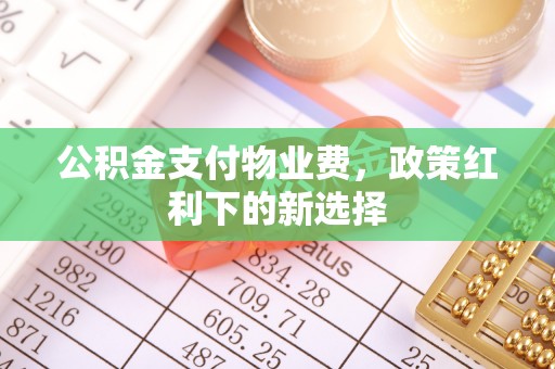 龙州公积金支付物业费，政策红利下的新选择