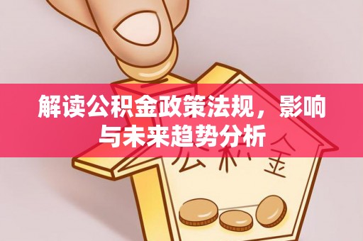 龙州解读公积金政策法规，影响与未来趋势分析