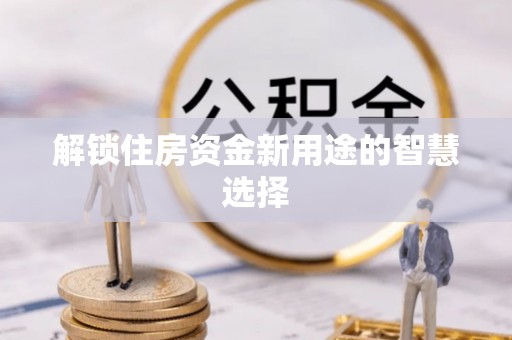 龙州解锁住房资金新用途的智慧选择