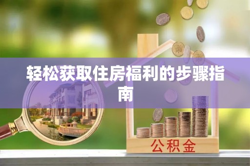 龙州轻松获取住房福利的步骤指南