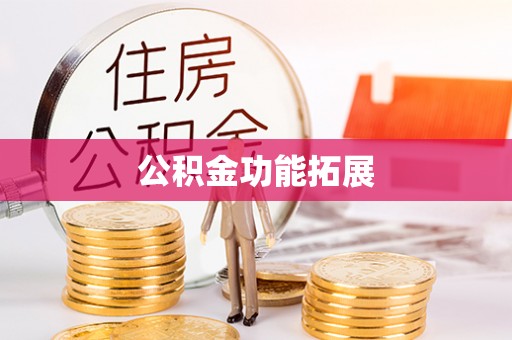 龙州公积金功能拓展
