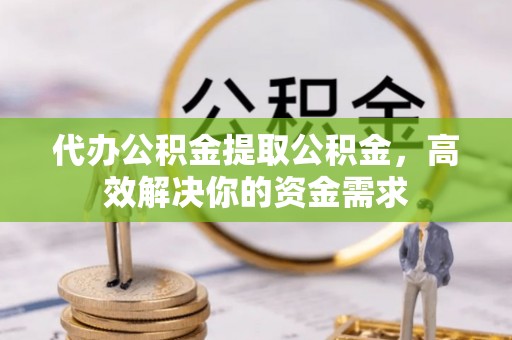 龙州代办公积金提取公积金，高效解决你的资金需求