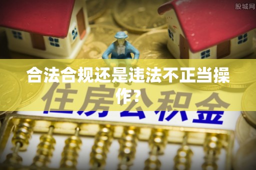 龙州合法合规还是违法不正当操作？