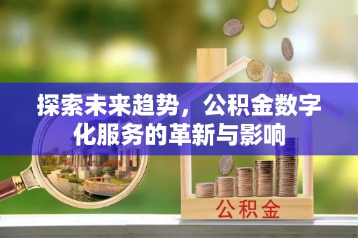 龙州探索未来趋势，公积金数字化服务的革新与影响