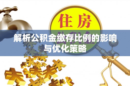 龙州解析公积金缴存比例的影响与优化策略