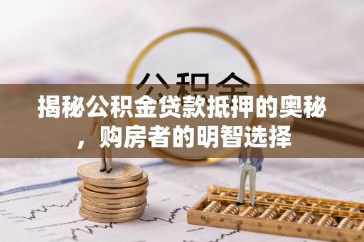 龙州揭秘公积金贷款抵押的奥秘，购房者的明智选择