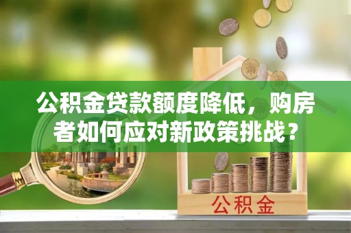龙州公积金贷款额度降低，购房者如何应对新政策挑战？