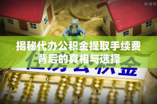 龙州揭秘代办公积金提取手续费背后的真相与选择