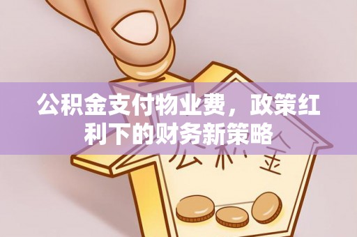 龙州公积金支付物业费，政策红利下的财务新策略