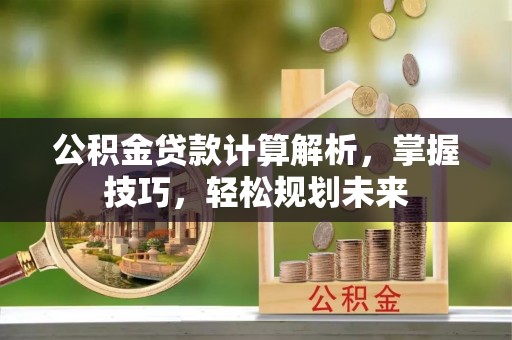 龙州公积金贷款计算解析，掌握技巧，轻松规划未来
